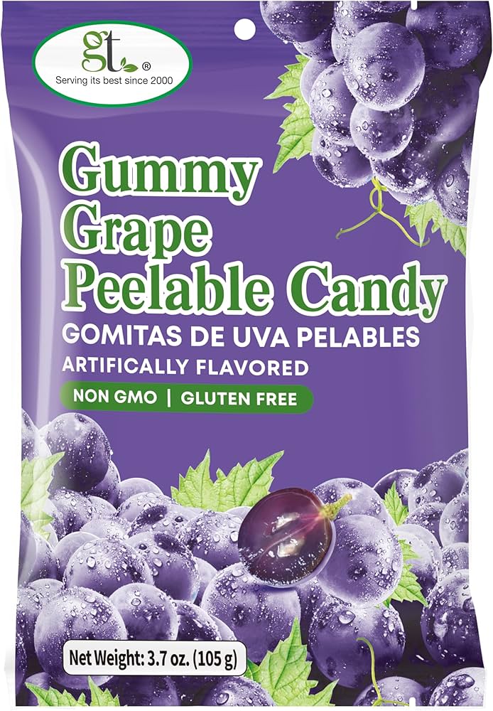Big Bang Peelable Candy Grape 100g * 24