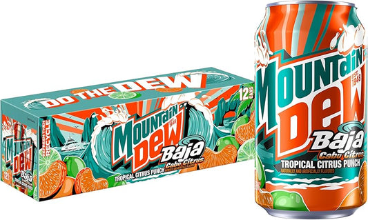 Mountain Dew Baja Citrus 355ML*12
