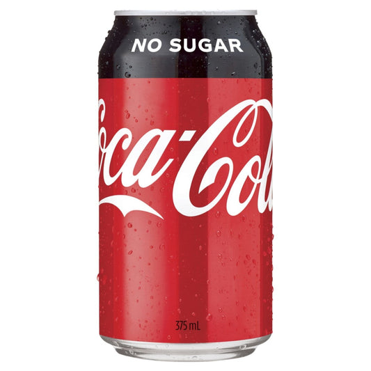 Coca Cola No Sugar 375ml * 30