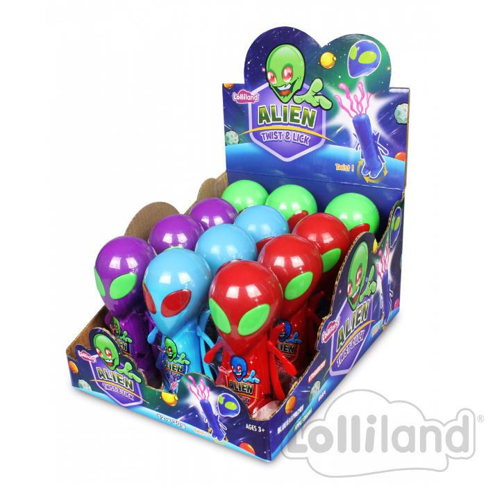 Lolliland Alien Twist-N-Lik 30g * 12