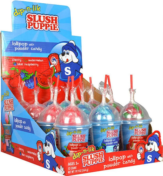 Slush Puppie Dip n Lik Lollipop Candy Powder 47g * 12