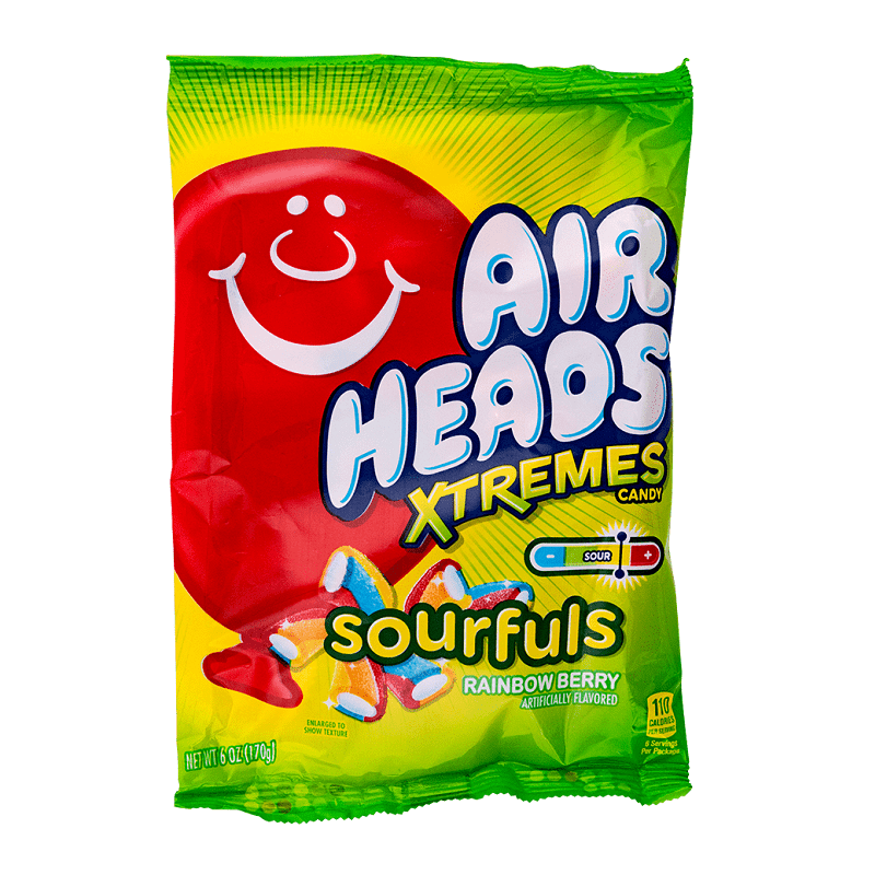 Airheads Xtreme Rainbow Sourfuls 107g * 12