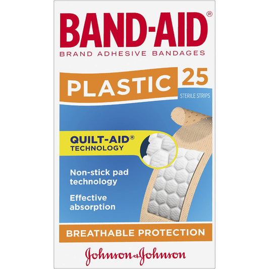 Bandaid Plastic 25pk * 6