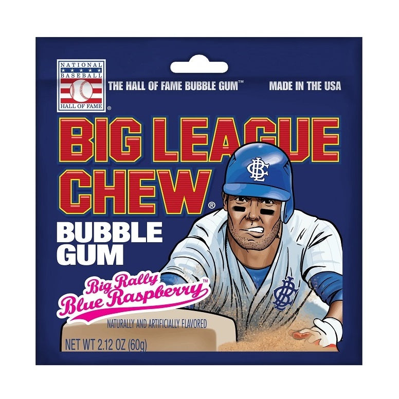 Big League Chew Big Rally Blue Rasp 60g * 12