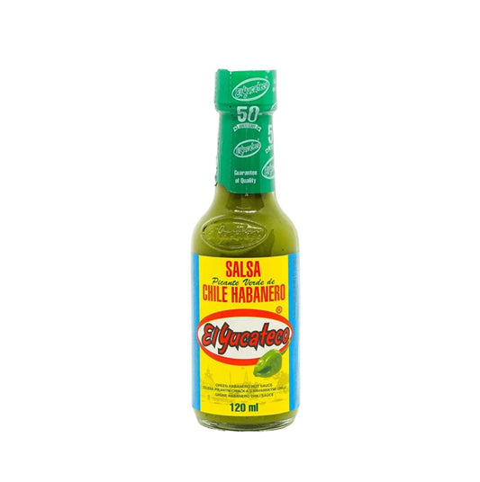 El Yucateco Salsa Chile Habanero Green 120mL