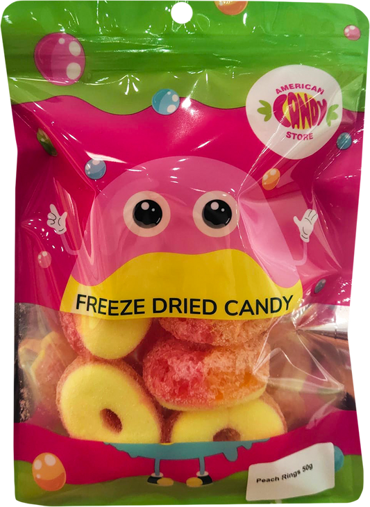 Freeze Dried Peach Ring 50g