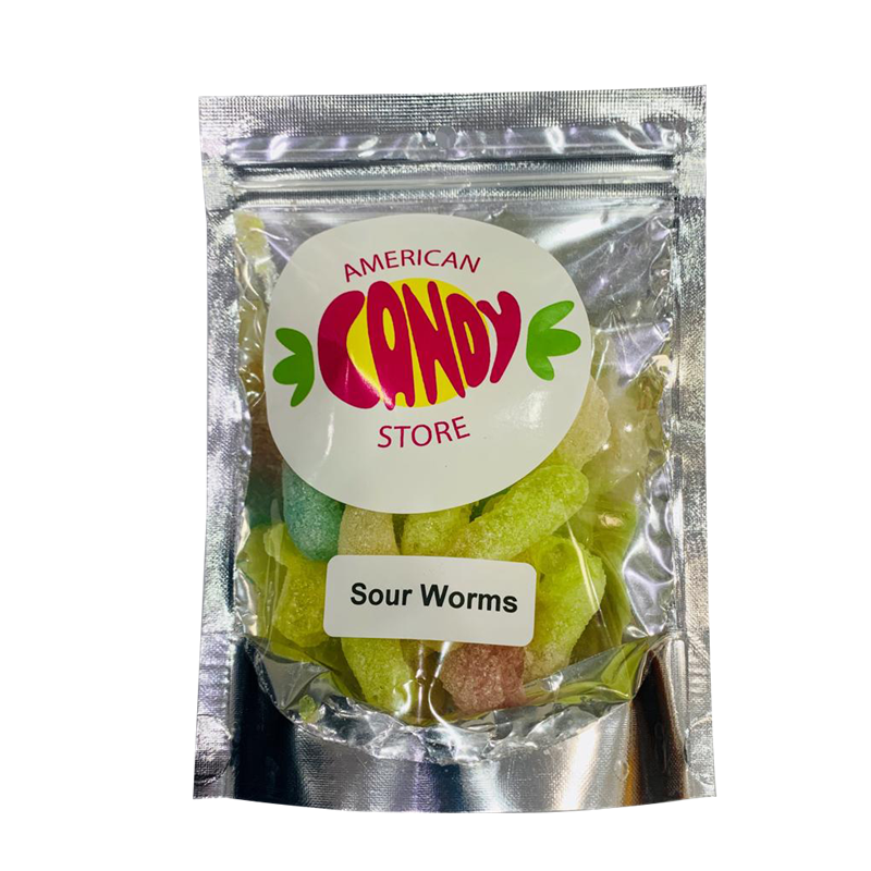 Freeze Dried Sour Worms 50g