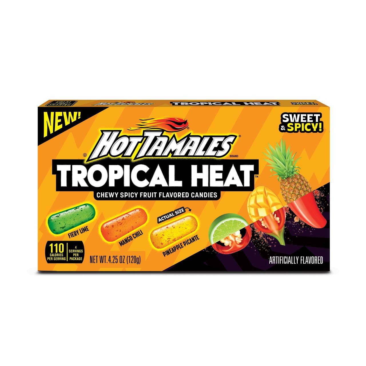 Hot Tamales Tropical Heat Chewy Candy Movie Theatre Box 120g * 12