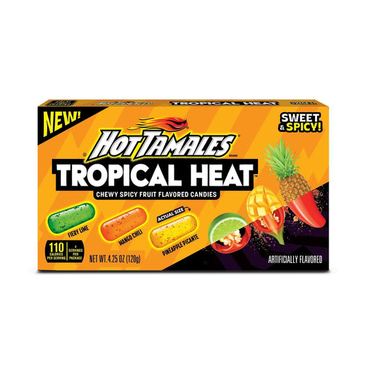 Hot Tamales Tropical Heat Chewy Candy Movie Theatre Box 120g * 12