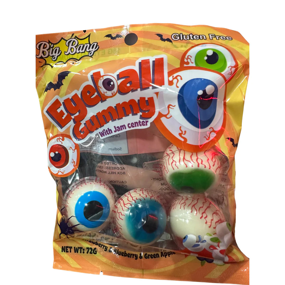 Jam Filled Gummy Eyeballs 4pc *8