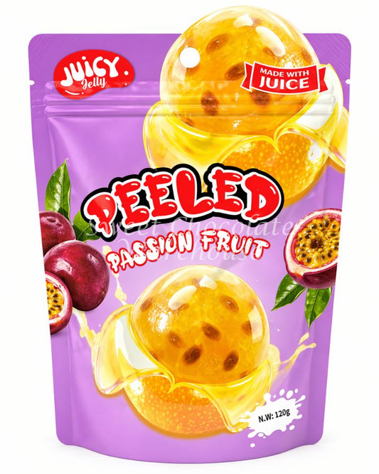 Juicy Jelly Peeled Gummy Passionfruit 120g * 12