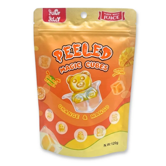 Juicy Jelly Magic Cubes Orange & Mango 120g * 12