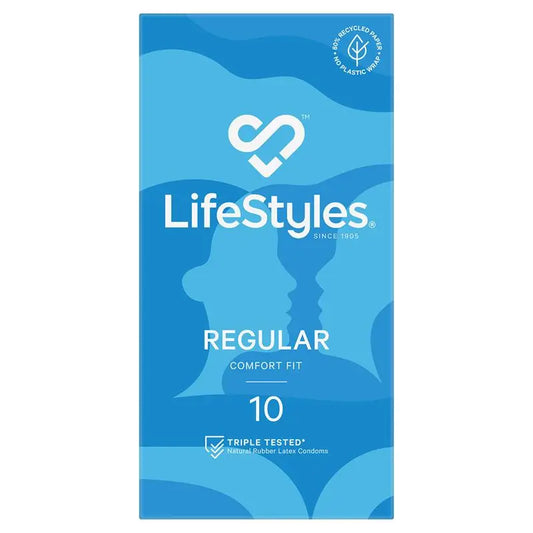 Lifestle Regular 10Pk Condoms * 6