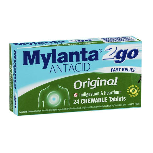 Mylanta 2Go 24Tabs * 8