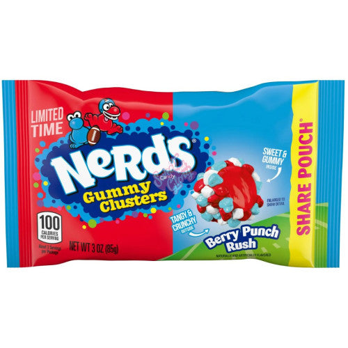 Nerds Gummy Clusters Berry Punch Rush 85g * 12