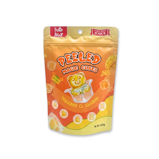 Juicy Jelly Magic Cubes Orange & Mango 120g * 12