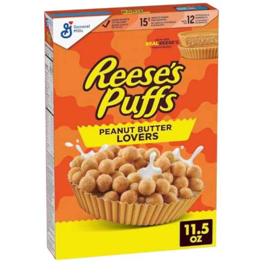 Reeses Puffs Peanut Butter Lovers Cereal 326g
