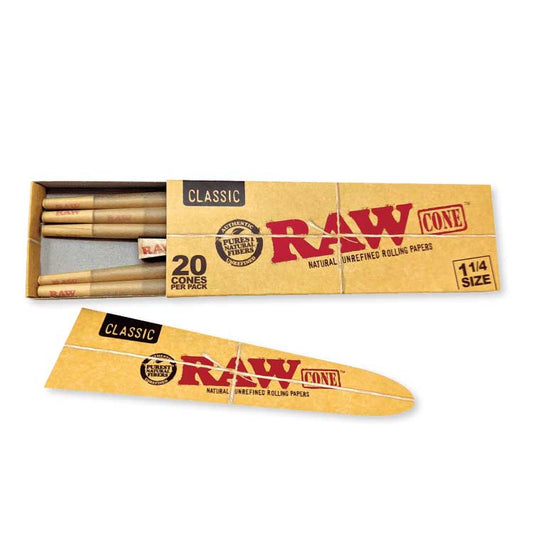 Raw  1-1/4 Cones (1pk)