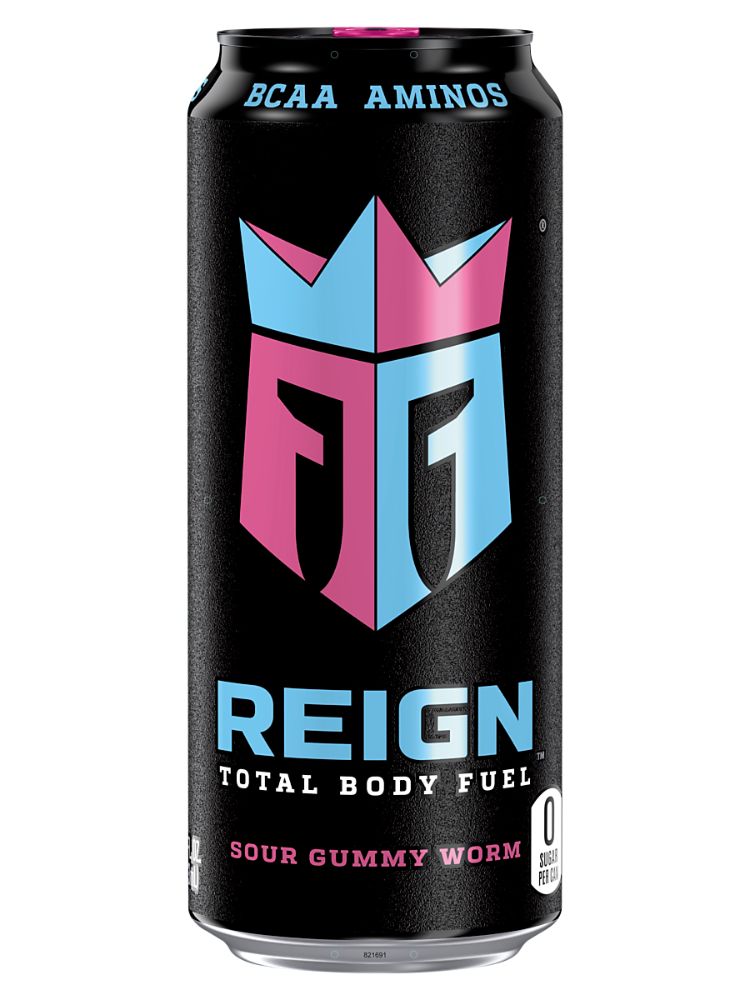 Reign Sour Gummy Worm 473ml * 12
