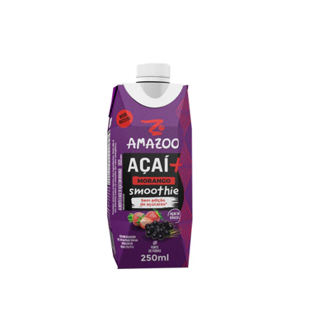 Amazoo ACAI Strawberry Zero Smoothie 250mL * 24