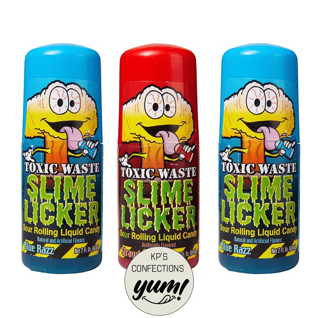 Toxic Waste Slime Licker 2.0 Blue Razz & Straw 56g * 12