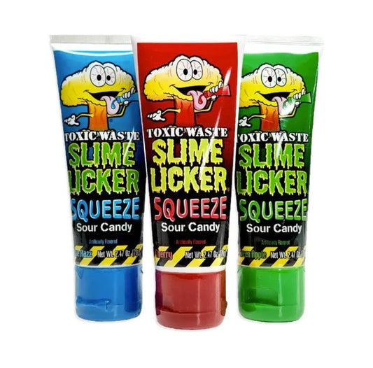 Toxic Waste Slime Licker Sour Squeeze Candy 70g * 12