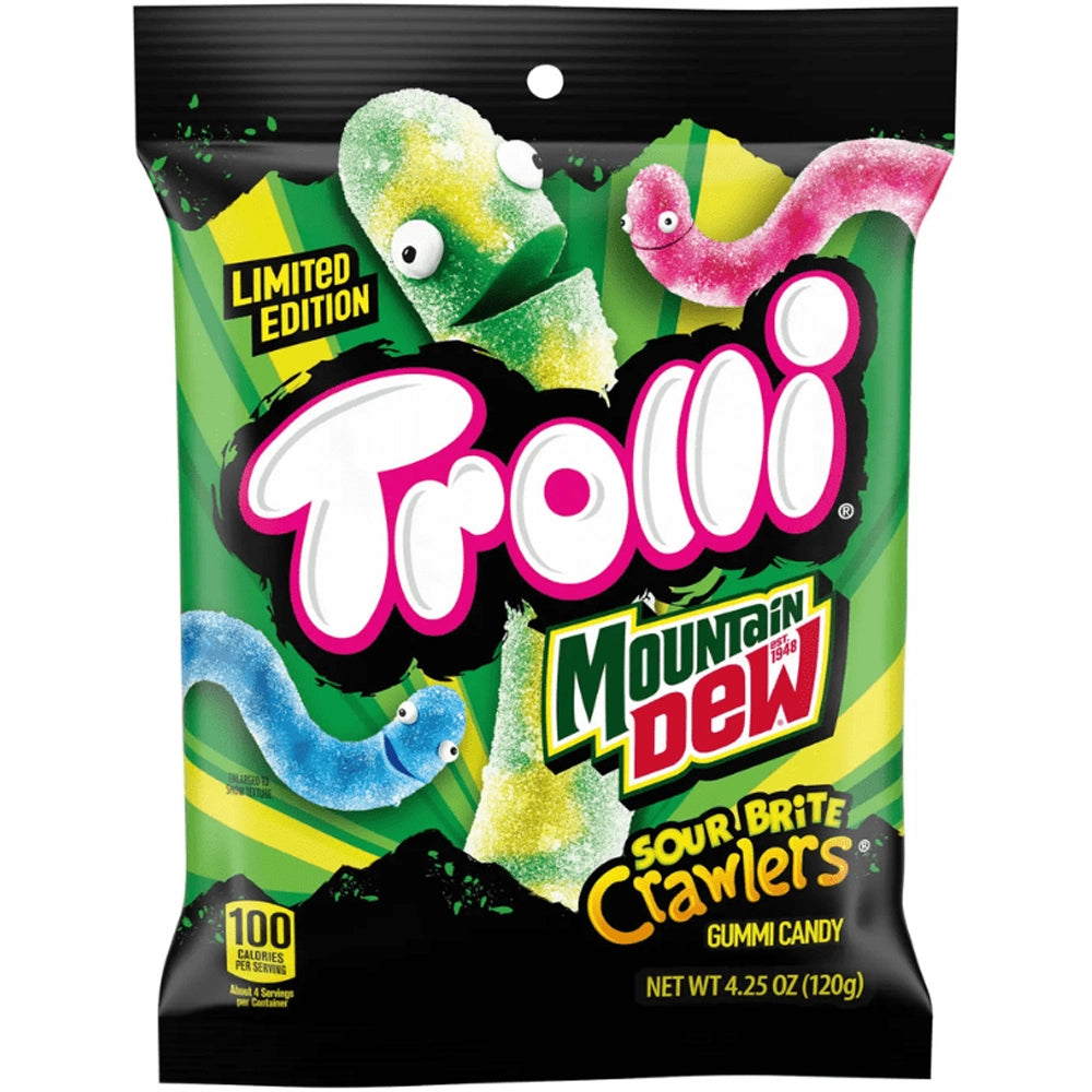 Trolli Sour Mountain Dew Crawlers 120g * 12