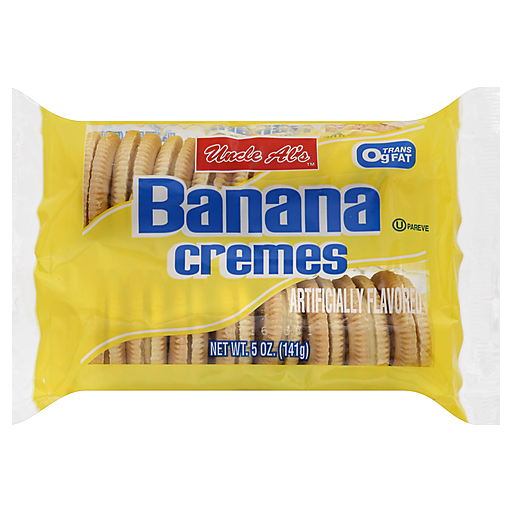 Uncle Als Banana Creme Cookies 141g * 12