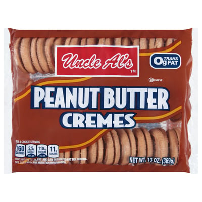 Uncle Als Peanut Butter Creme Cookies 141g * 12