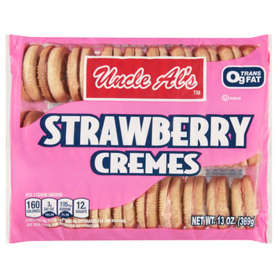 Uncle Als Strawberry Creme Cookies 141g * 12