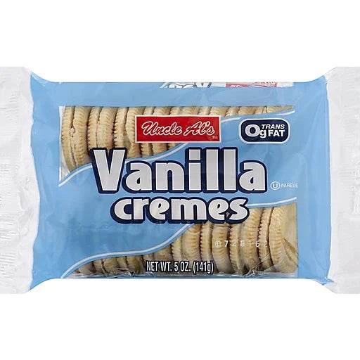 Uncle Als Vanilla Creme Cookies 141g * 12