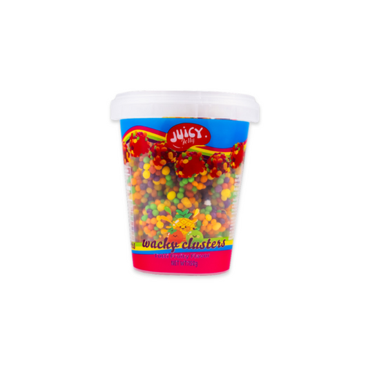 Juicy Jelly Wacky Clusters Tutti Fruity 150g * 12