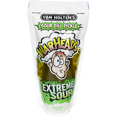 Van Holtens Sour Dill Pickle Warheads * 12