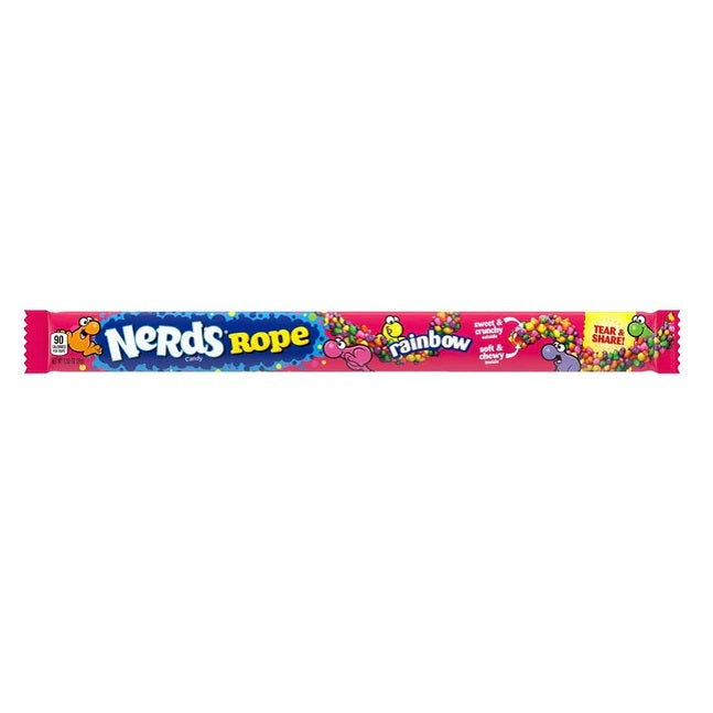 Wonka Nerds Rope Rainbow 25g * 24