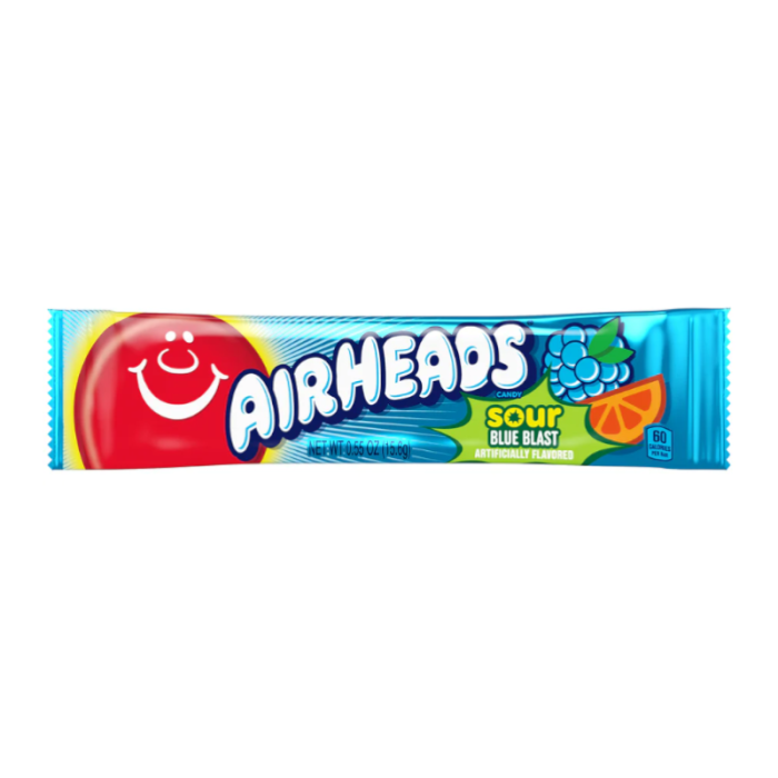 Airheads Sour Blue Blast 15.6g * 36