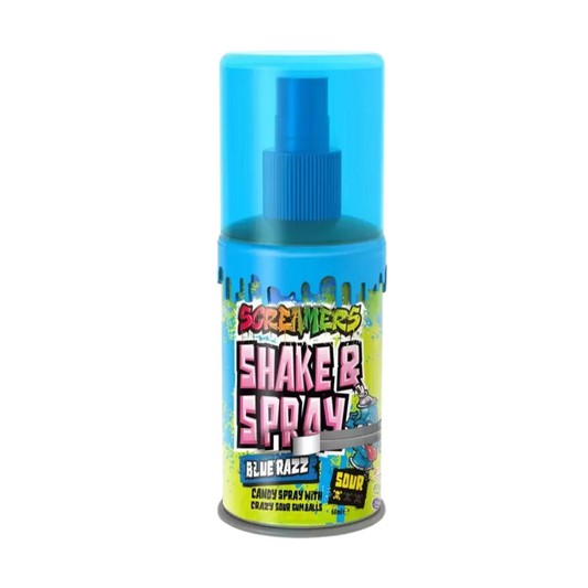 Screamers Shake & Spray Blue Razz 60ml * 12
