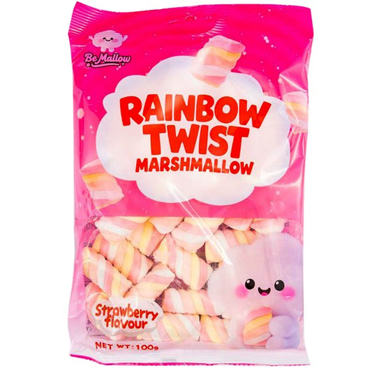 BeMallow Strawberry Twist Marshmallow 100g * 12