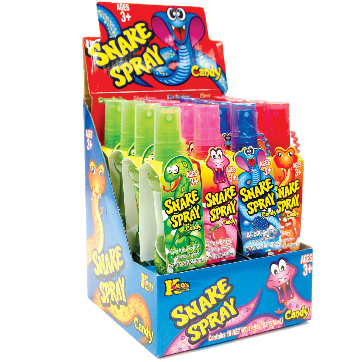 Snake Spray Display 34g * 16