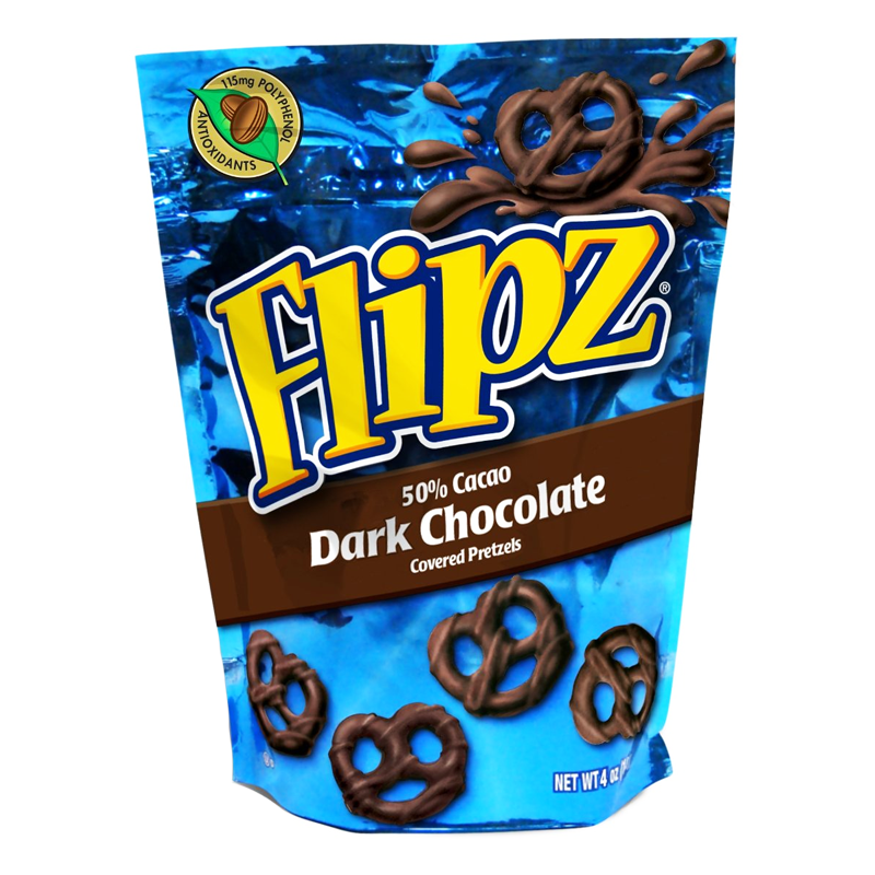 Flipz Dark Choc Pretzels 114g * 6