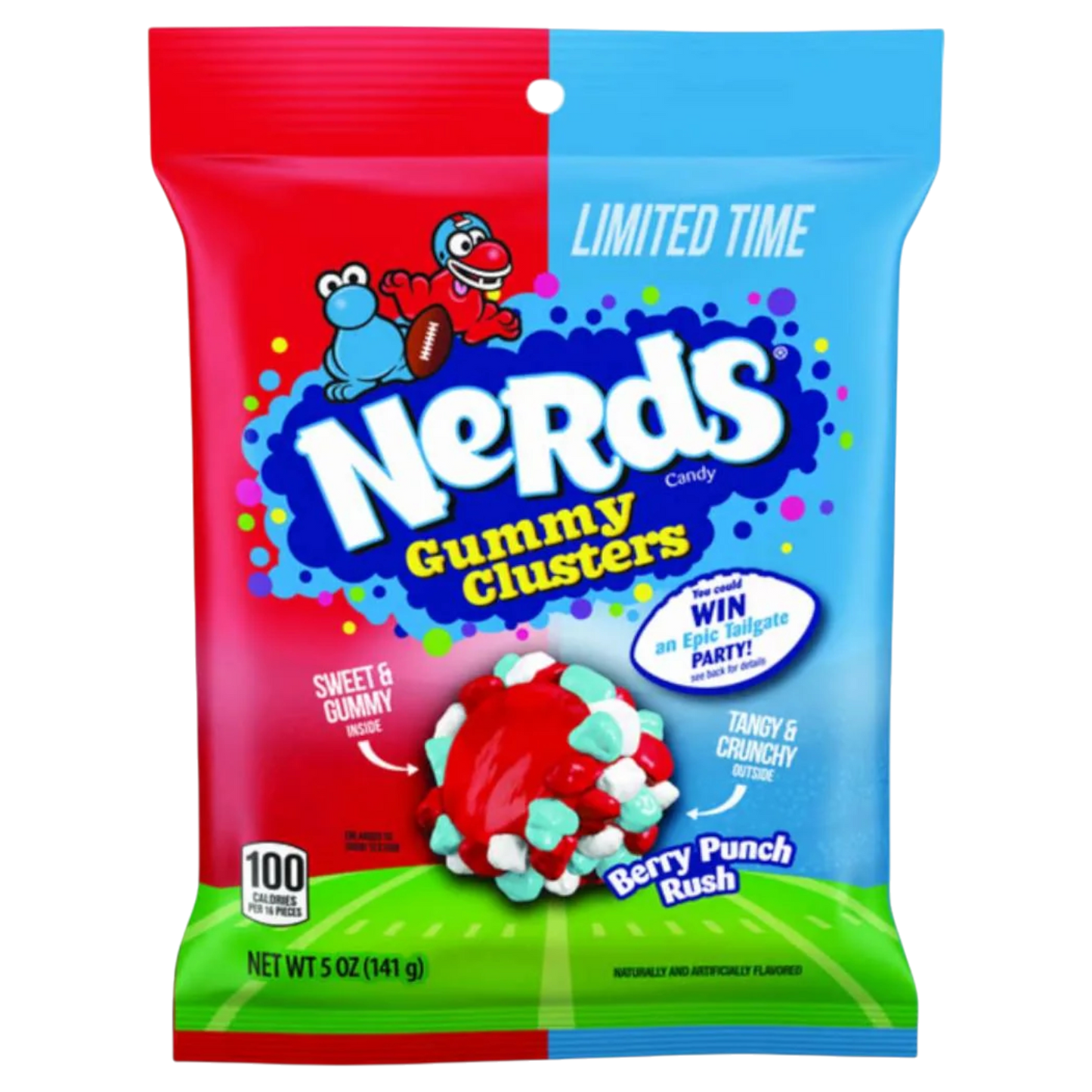 Nerds Gummy Clusters Berry Punch Rush 141g * 12