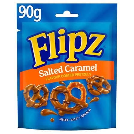 Flipz Salted Caramel Pretzels 90g * 6