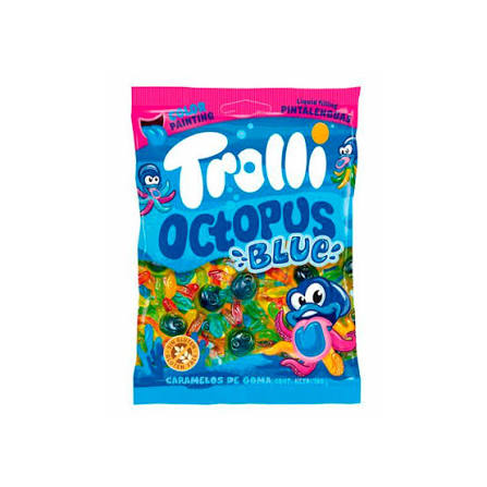 Trolli Octopus Blue 100g * 16