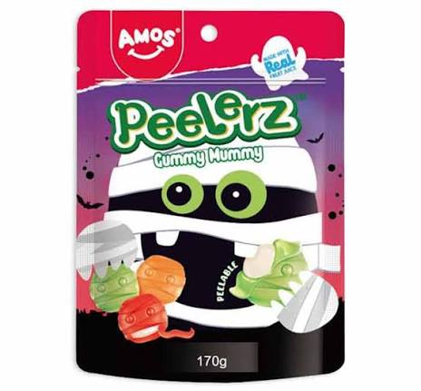 Amos Peel Gummy Mummy 170g * 12