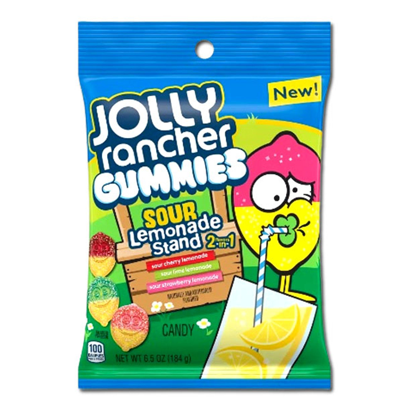 Jolly Rancher Gummies Sour Lemonade Stand 184g * 12