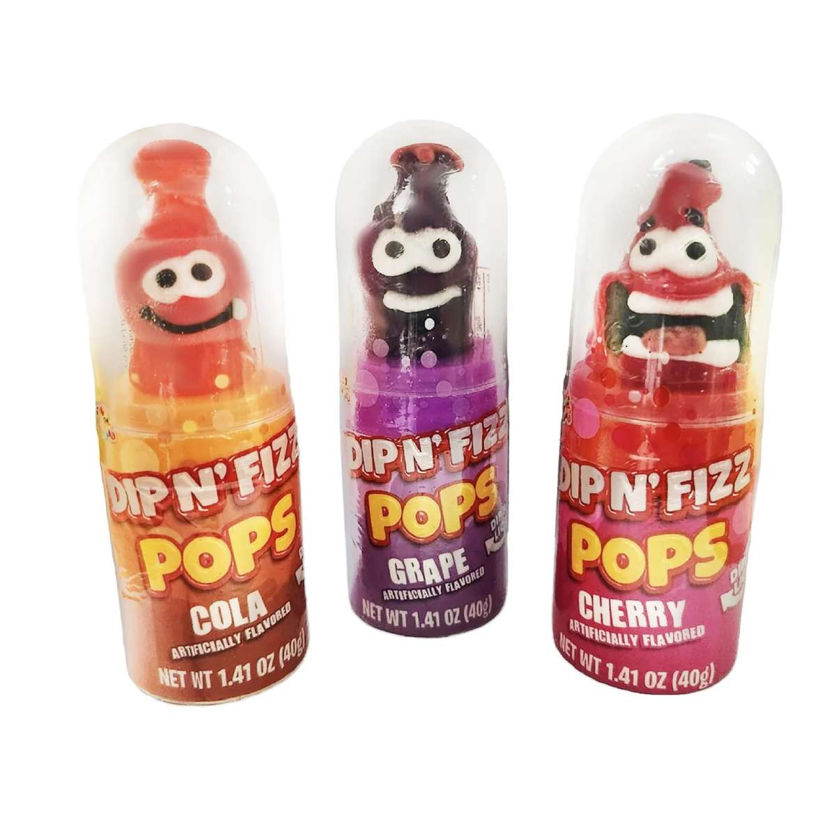 Alberts Dip N Fizz Bottle Pops 40g * 12