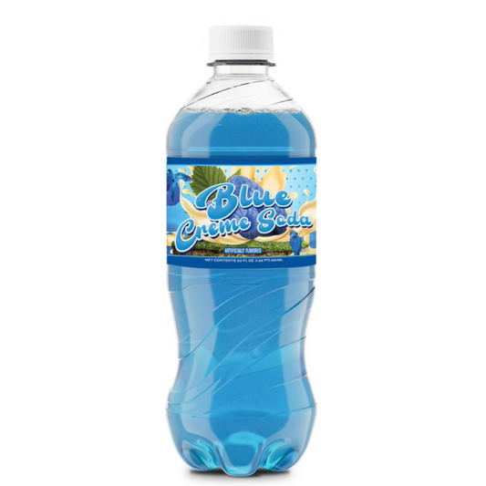 Exotic Pop Blu Creme Soda 591mL * 24