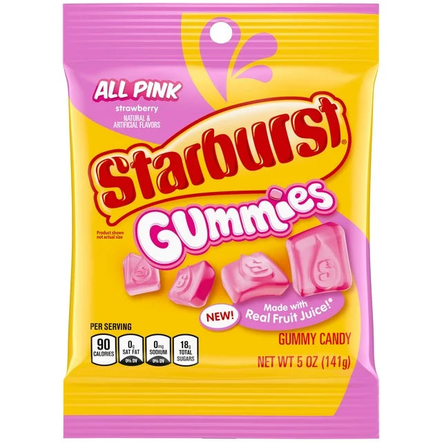 Starburst All Pink Gummies 141g * 12