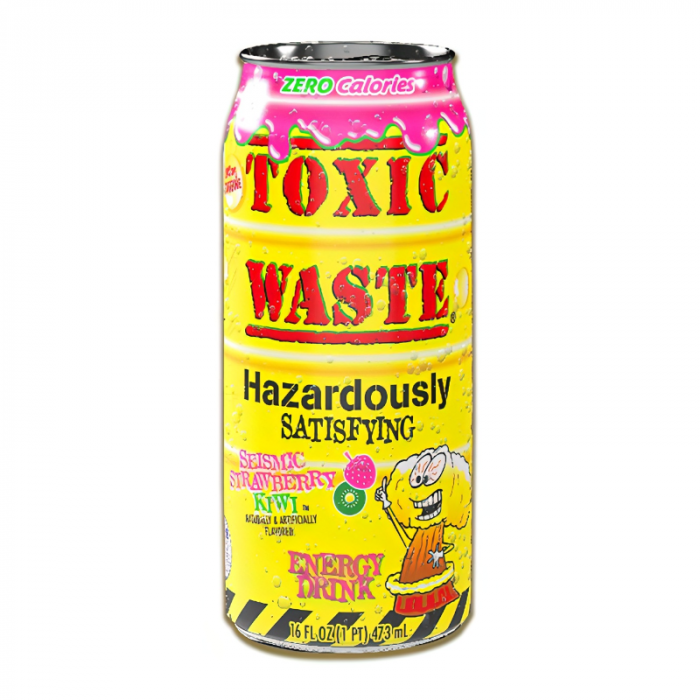 Toxic Waste Seismic Strawbry Kiwi 473mL * 12