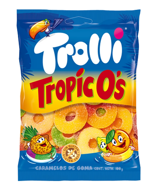 Trolli Tropic O's 100g * 16