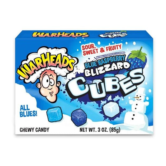 Warheads Cubes Blue Raspberry 85g * 12